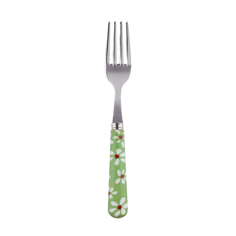 Daisy Garden Green Cake Fork