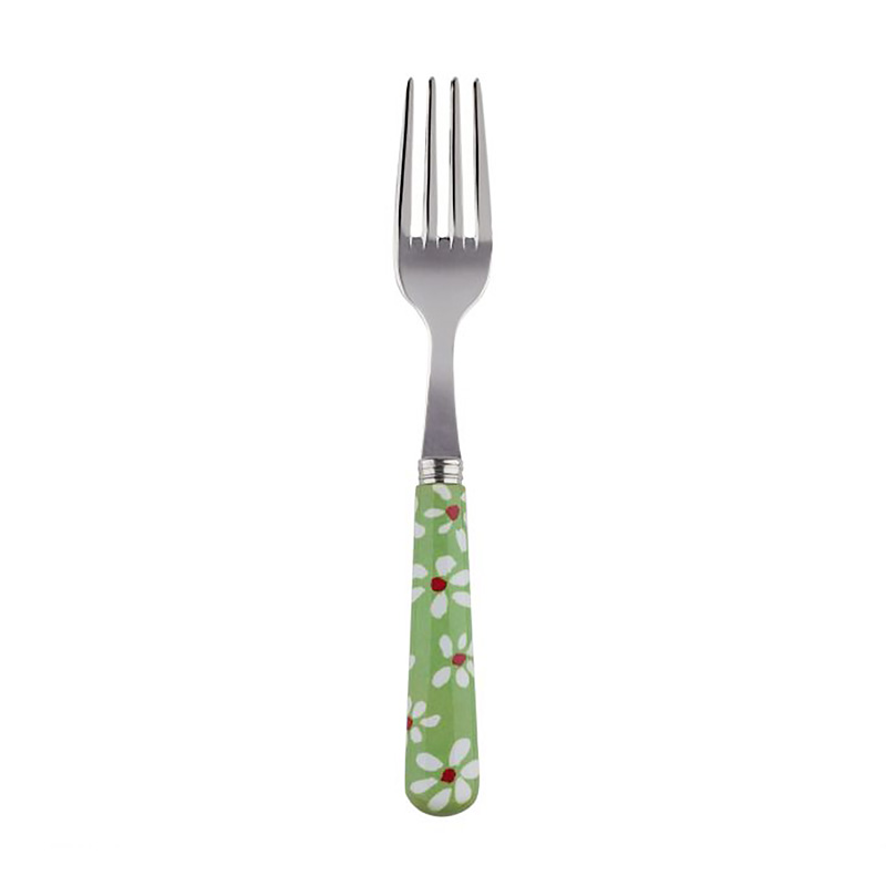 Daisy Garden Green Dinner Fork