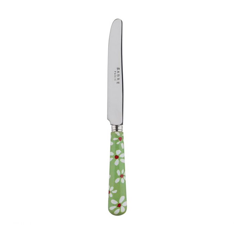 Daisy Garden Green Breakfast Knife, Small