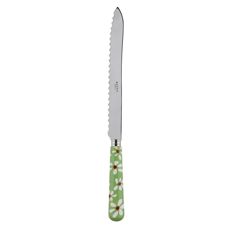 Daisy Garden Green Bread Knife