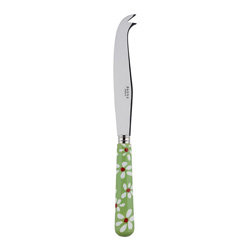 A photo of Daisy Garden Green Cheese Knife, Large