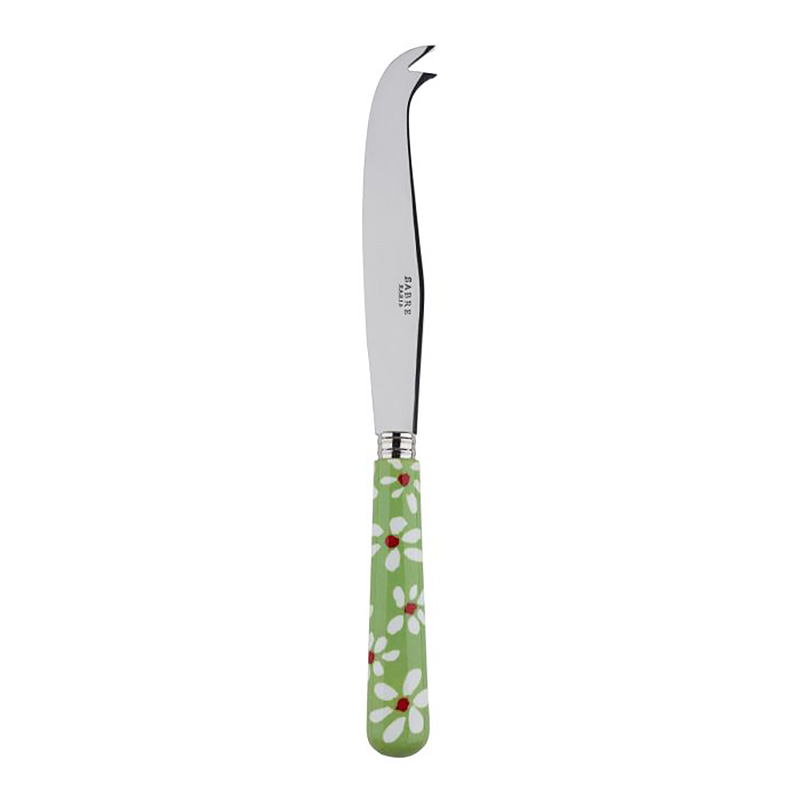 Daisy Garden Green Cheese Knife, Large