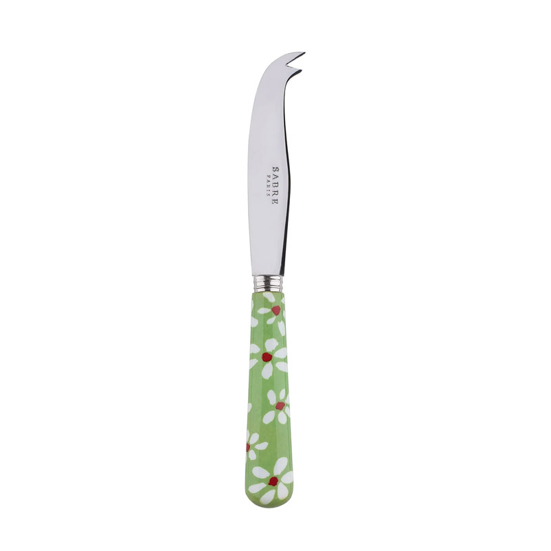 Daisy Garden Green Cheese Knife, Small