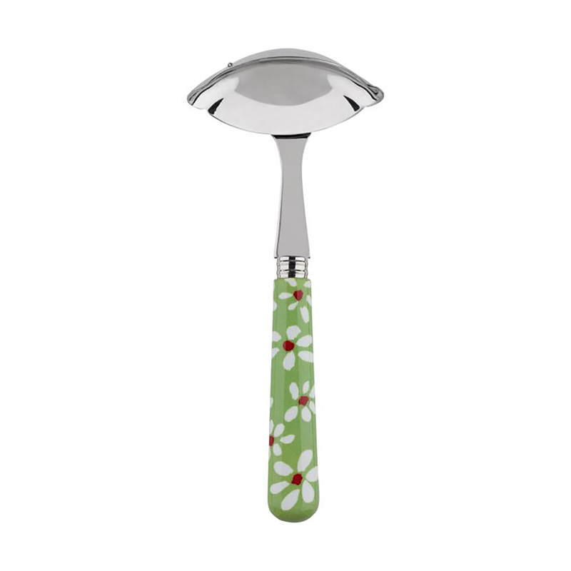 Daisy Garden Green Gravy Ladle