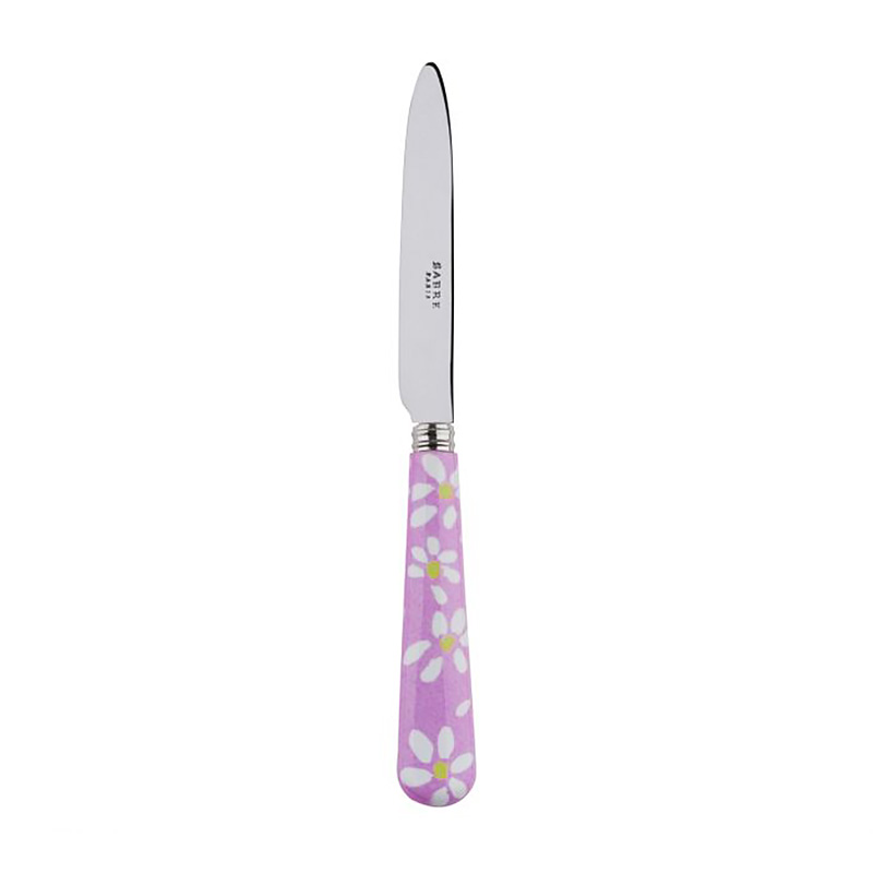 Daisy Pink Dessert Knife