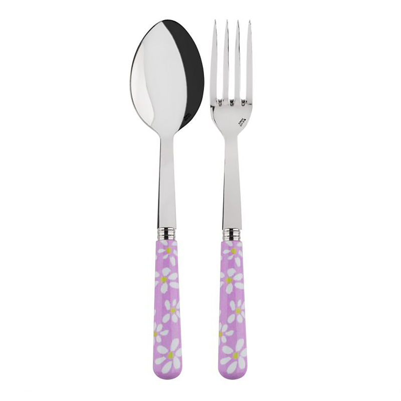 Daisy Pink 2pc Serving Set