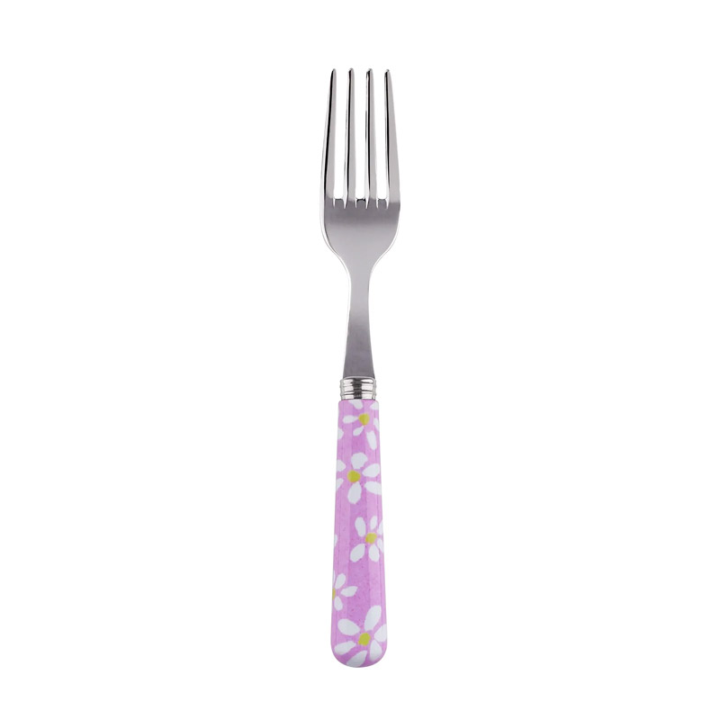 Daisy Pink Cake Fork