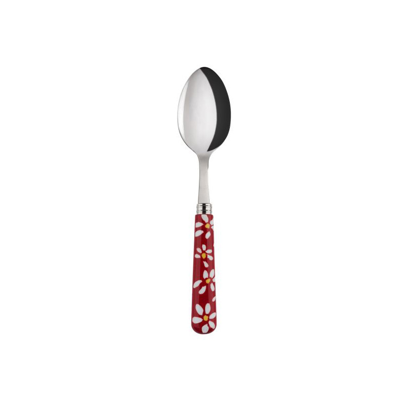 Daisy Red Soup Spoon