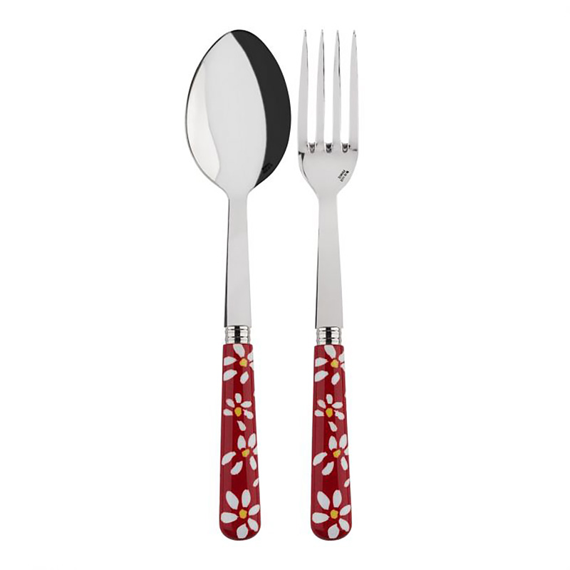 Daisy Red 2pc Serving Set