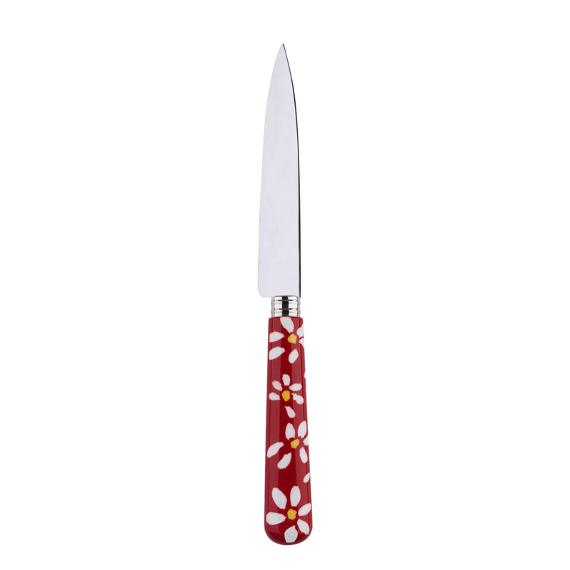 Daisy Red Kitchen Knife