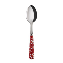 Daisy Red Dessert Spoon