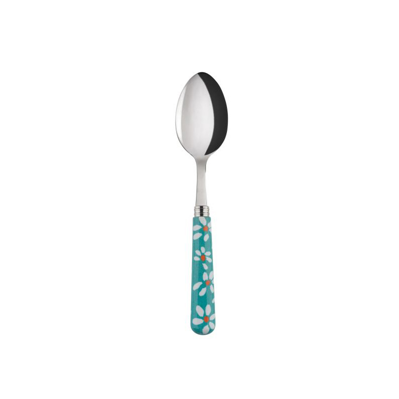 Daisy Turquoise Soup Spoon