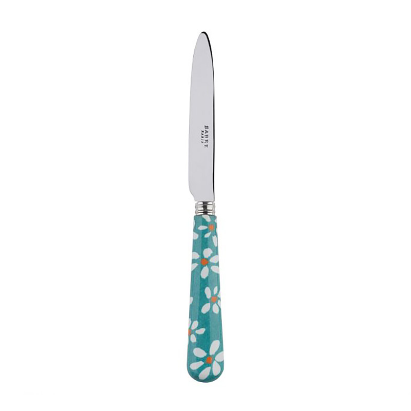 Daisy Turquoise Dessert Knife