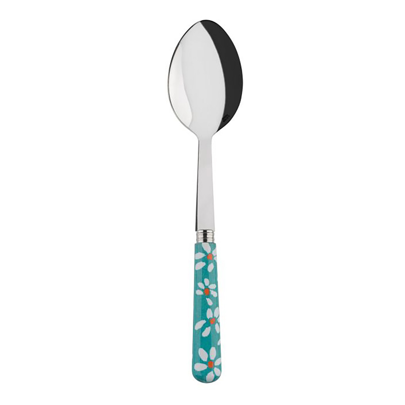 Daisy Turquoise Serving Spoon