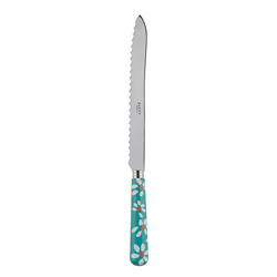 A photo of Daisy Turquoise Bread Knife