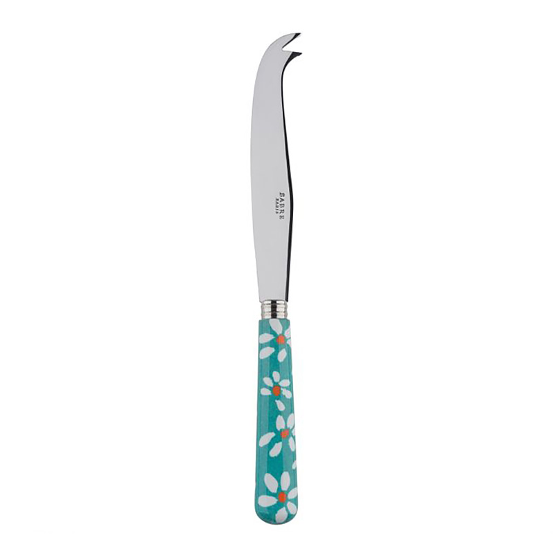 Daisy Turquoise Cheese Knife, Large