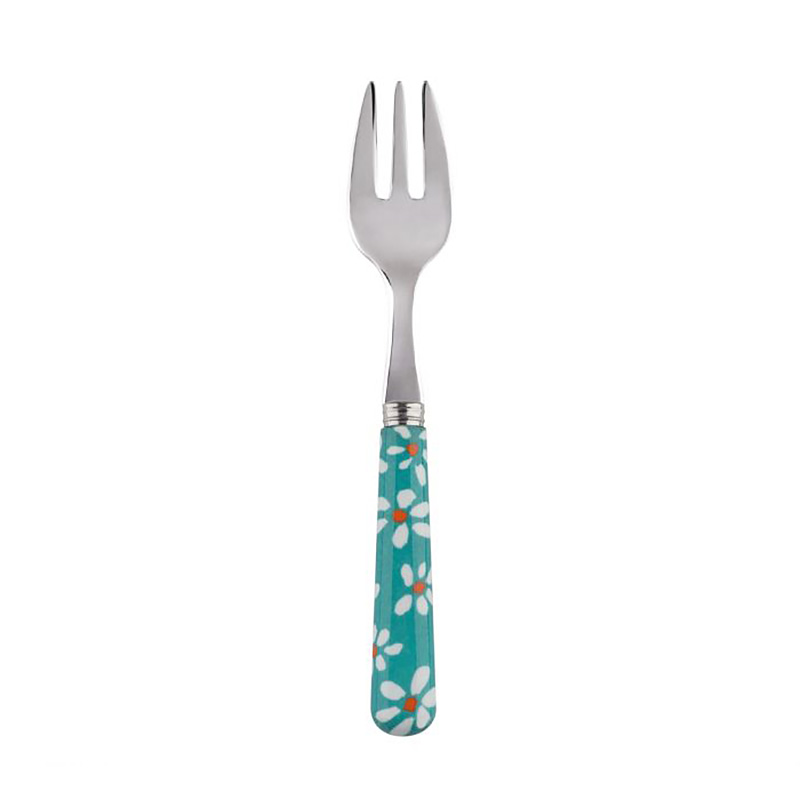 Daisy Turquoise Oyster Fork