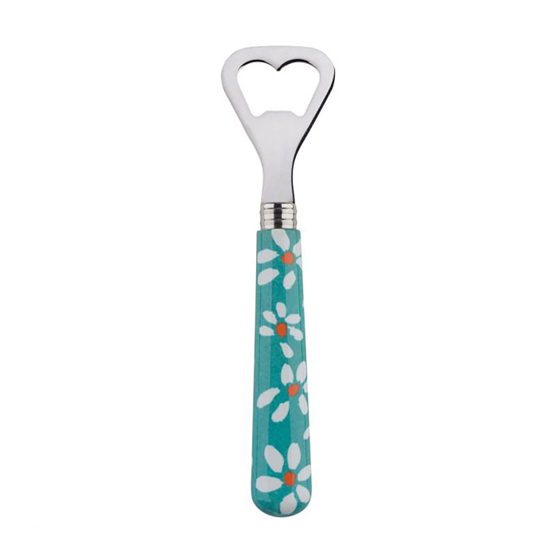 Daisy Turquoise Bottle Opener