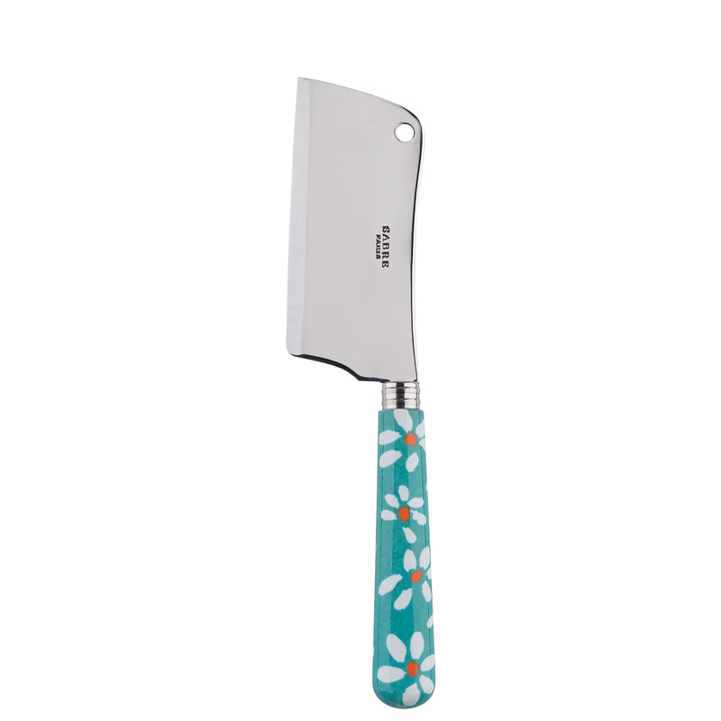 Daisy Turquoise Cheese Cleaver