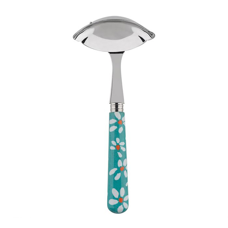 Daisy Turquoise Gravy Ladle