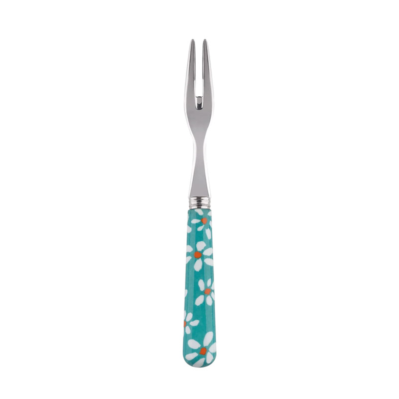 Daisy Turquoise Cocktail Fork