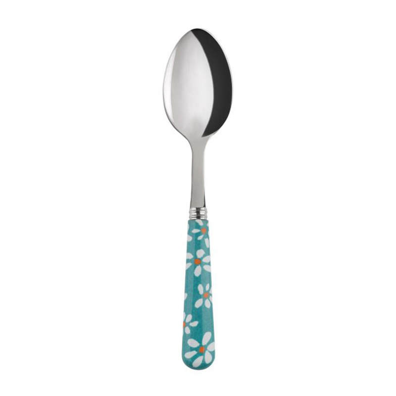 Daisy Turquoise Dessert Spoon