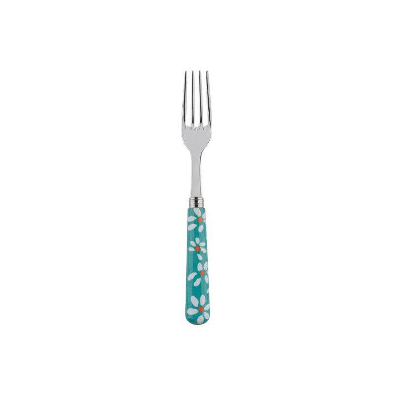 Daisy Turquoise Salad Fork