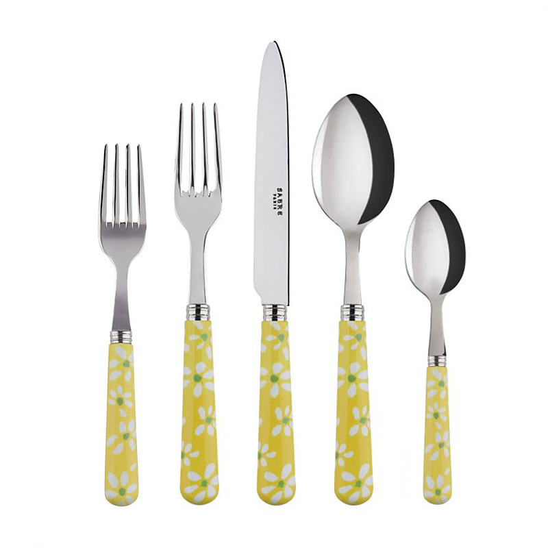 Daisy Yellow 5pc Place Setting