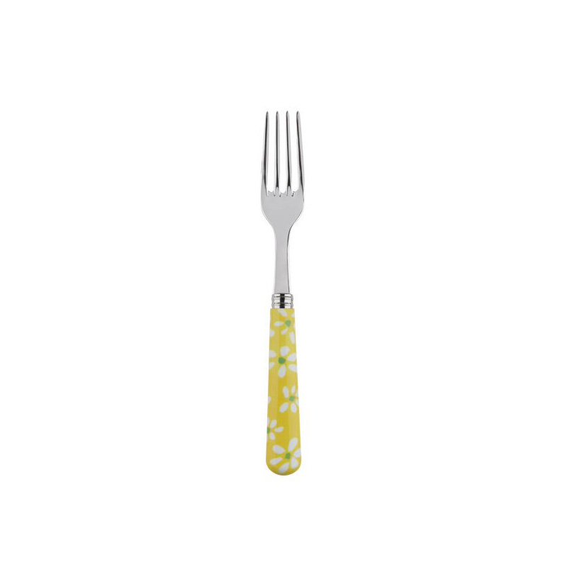 Daisy Yellow Salad Fork