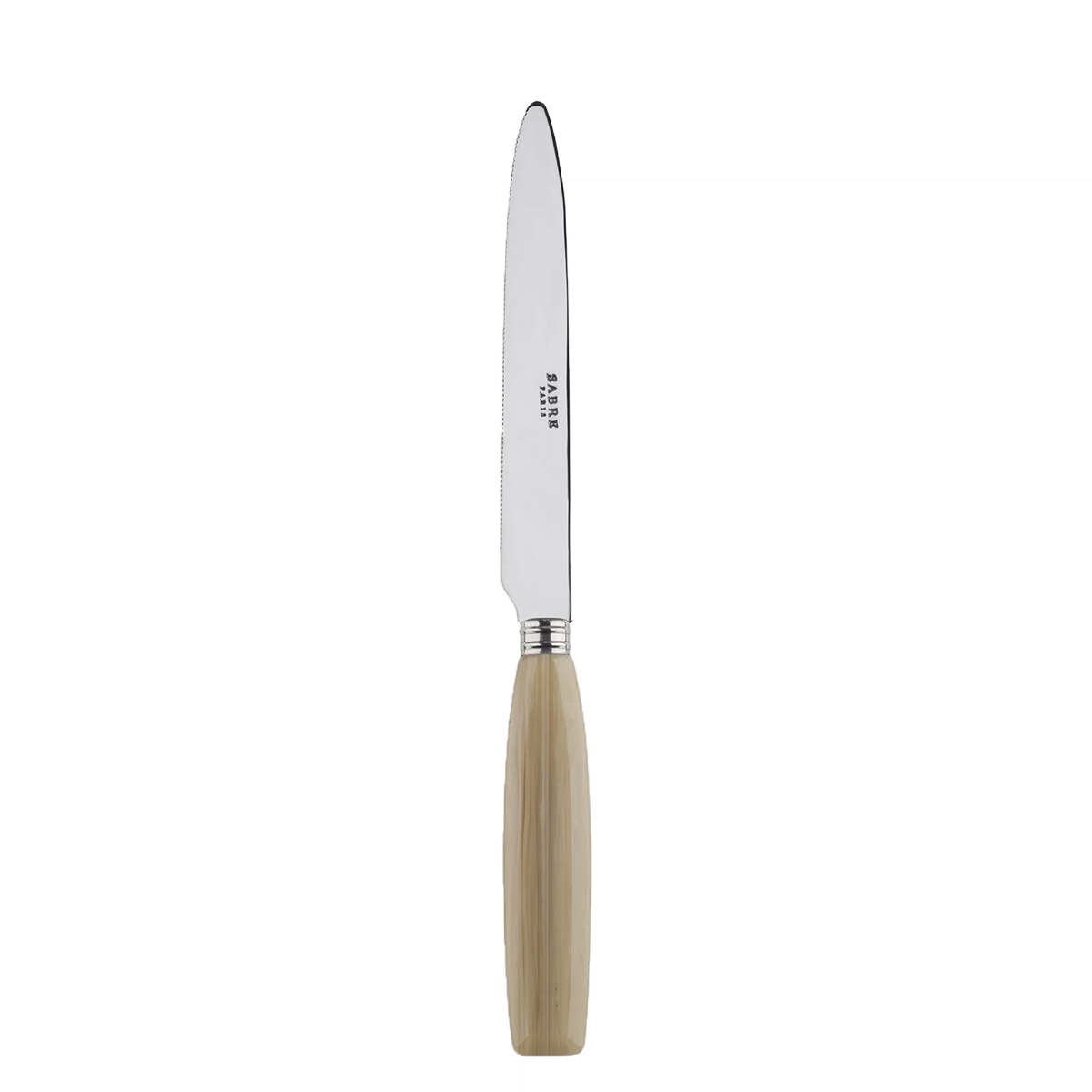 Djembe Horn Dinner Knife, Serrated