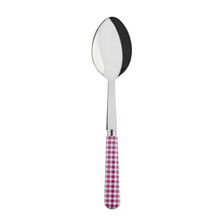 A photo of Gingham Fuchsia Serving Spoon