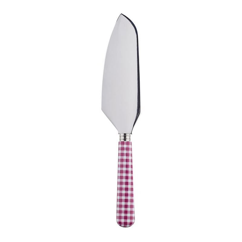 Gingham Fuchsia Pie Slicer