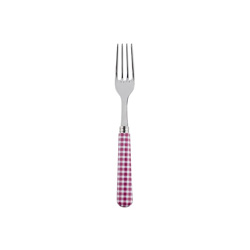 A photo of Gingham Fuchsia Salad Fork