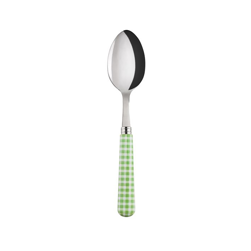 Gingham Garden Green Soup Spoon