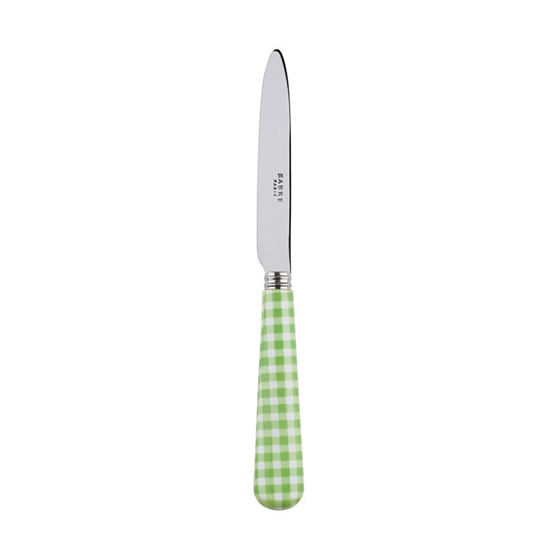 Gingham Garden Green Dessert Knife