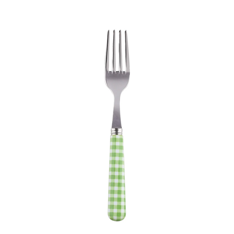 Gingham Garden Green Cake Fork