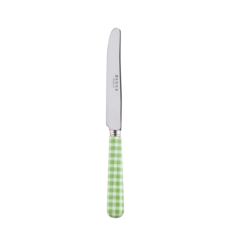 Gingham Garden Green Breakfast Knife, Small