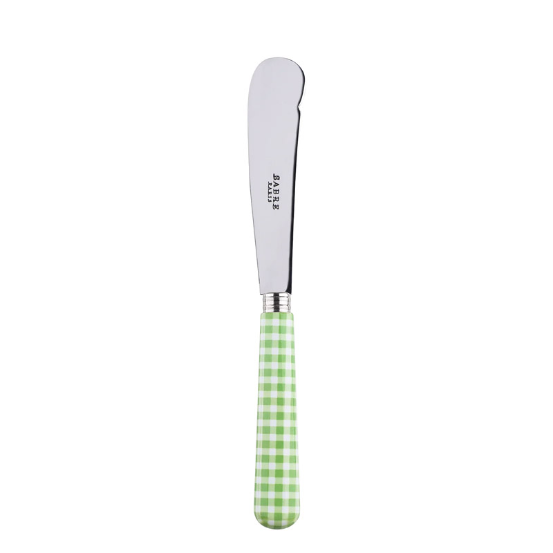 Gingham Garden Green Butter Knife