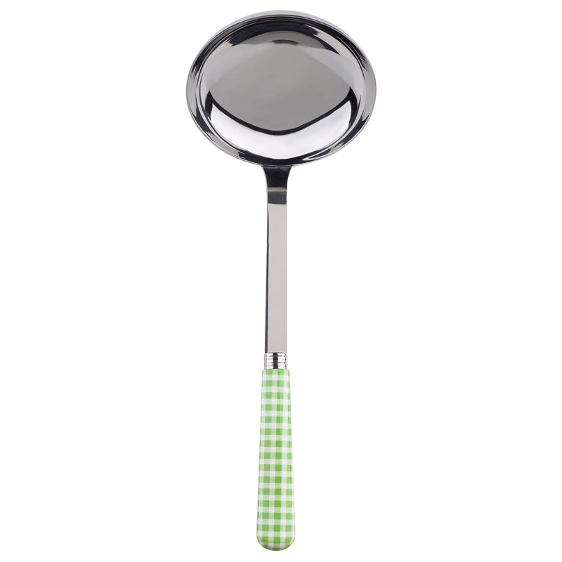 Gingham Garden Green Ladle