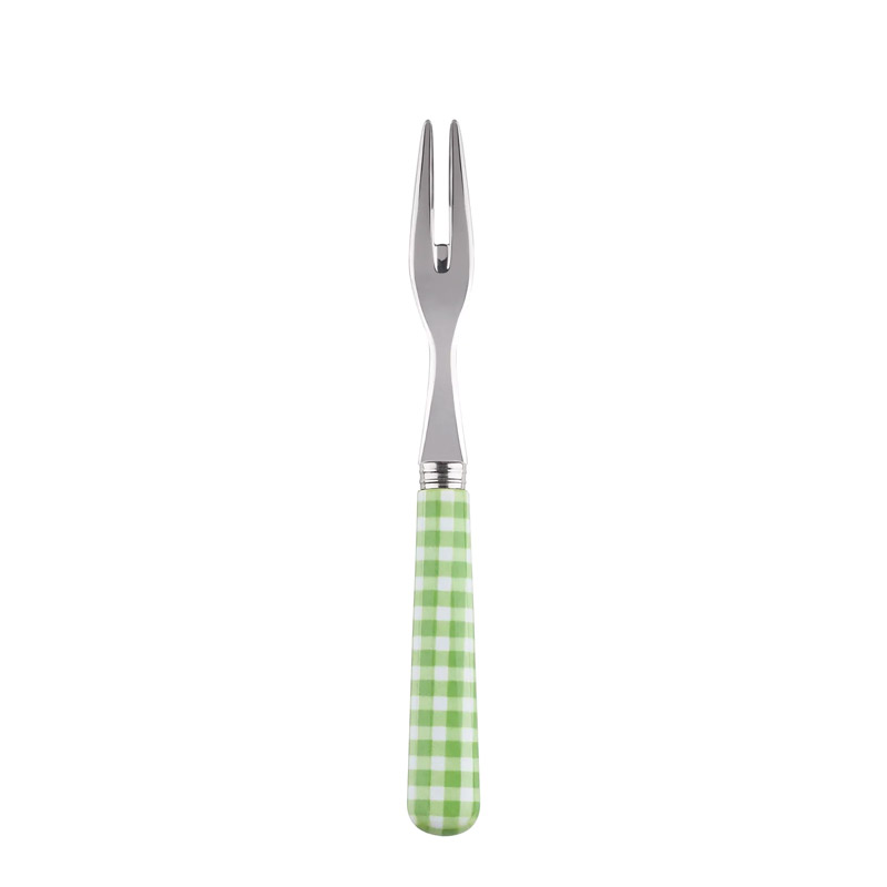 Gingham Garden Green Cocktail Fork