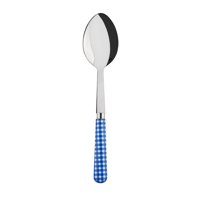 Gingham Lapis Blue Serving Spoon