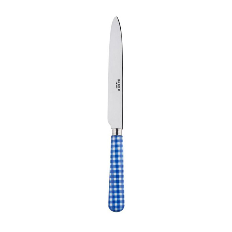 Gingham Lapis Blue Dinner Knife