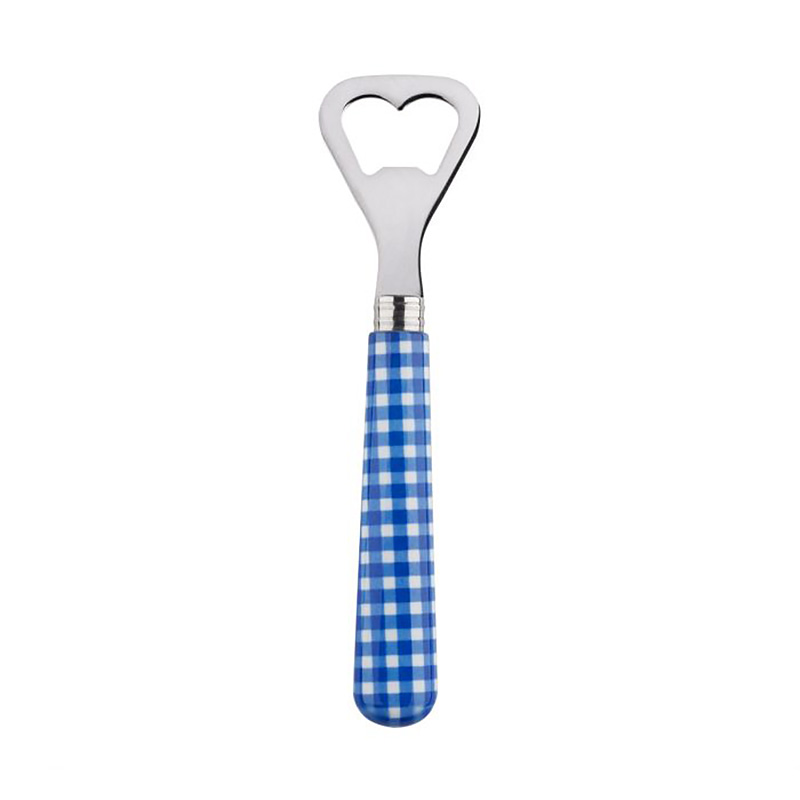 Gingham Lapis Blue Bottle Opener