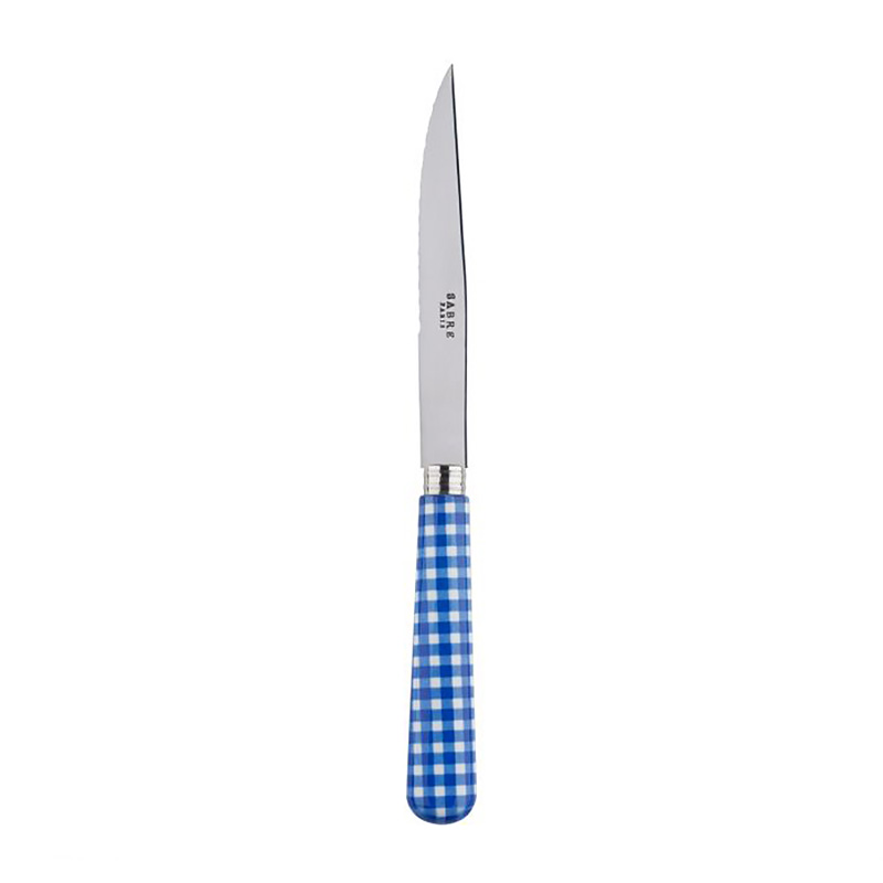 Gingham Lapis Blue Steak Knife