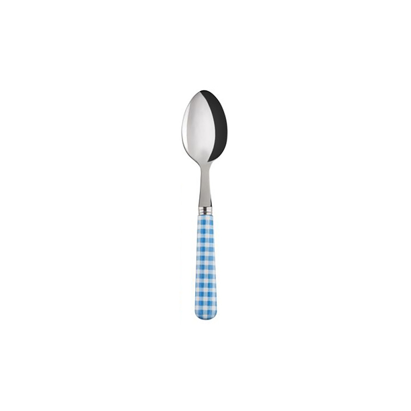 Gingham Light Blue Tea Spoon