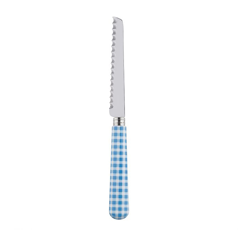 Gingham Light Blue Tomato Knife