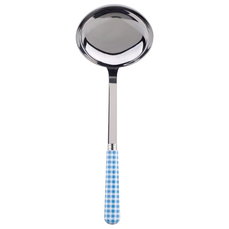 Gingham Light Blue Ladle