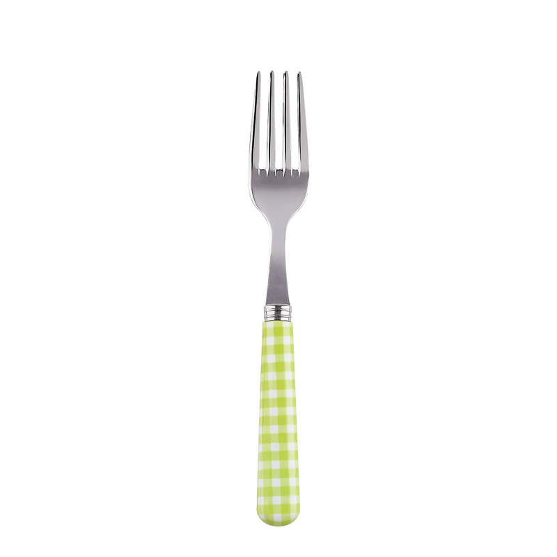 Gingham Lime Cake Fork