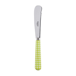 A photo of Gingham Lime Butter Spreader