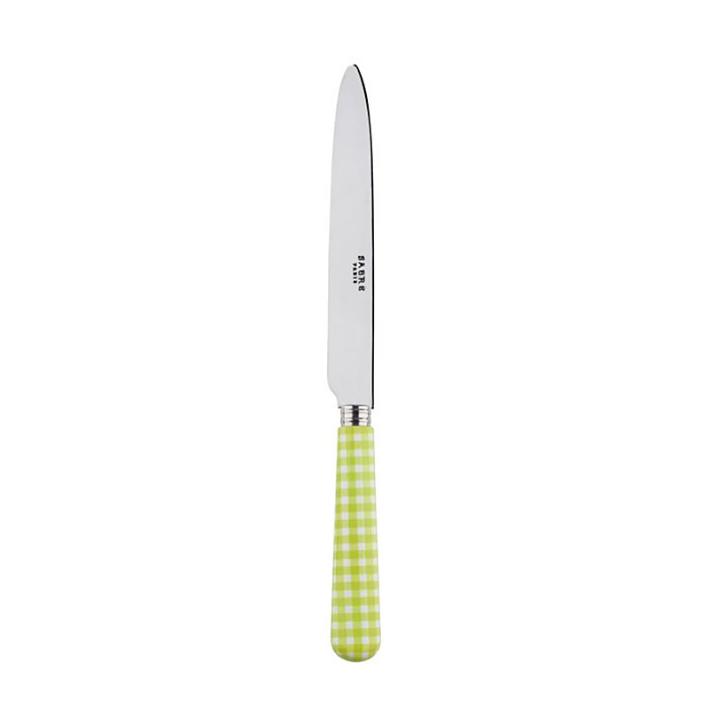 Gingham Lime Dinner Knife